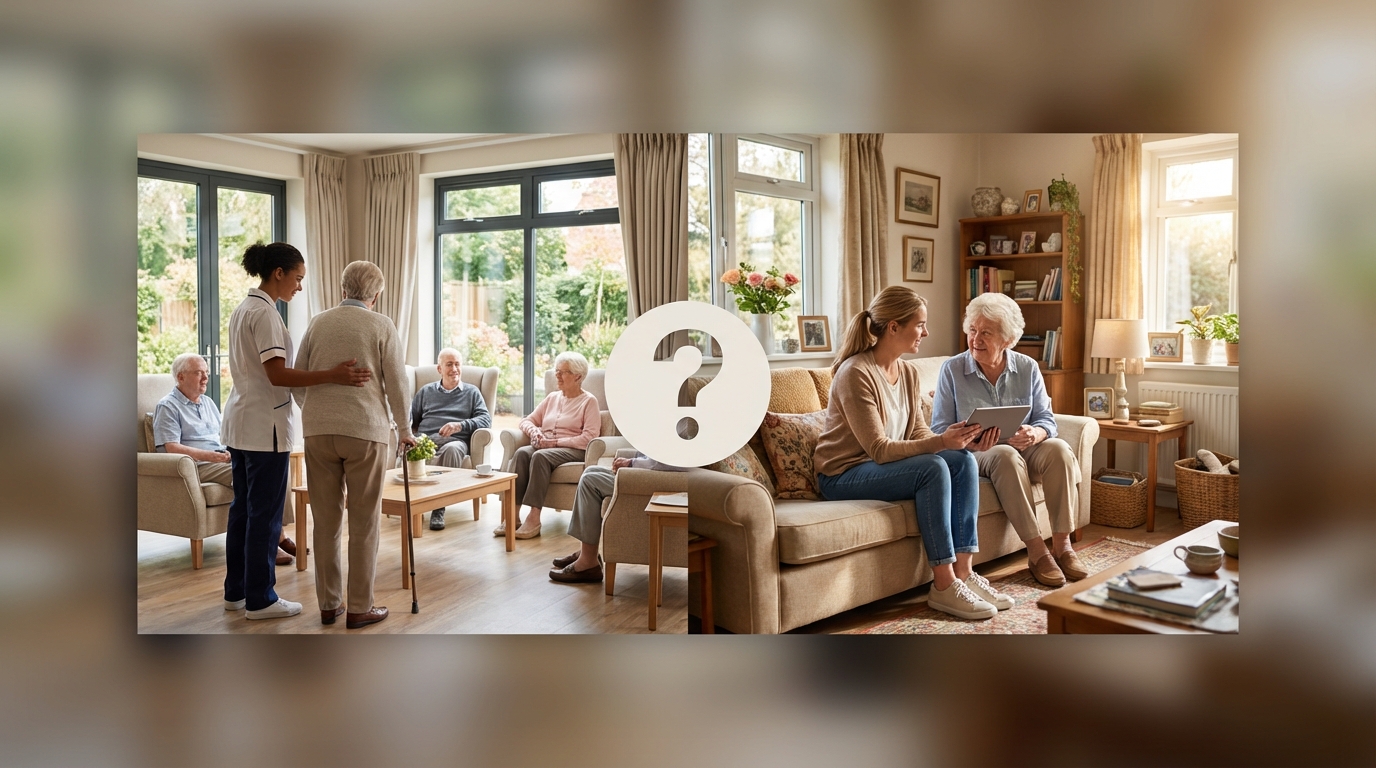 Casa de repouso ou cuidador em casa: o que é melhor?