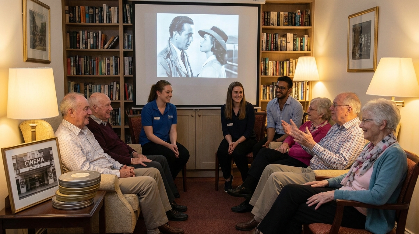 Cinema Terapêutico: Como Filmes Clássicos Ajudam no Resgate de Memórias e na Socialização