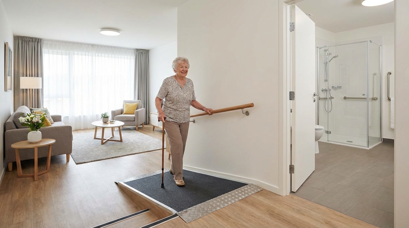 Como adaptar um apartamento para um idoso com segurança?