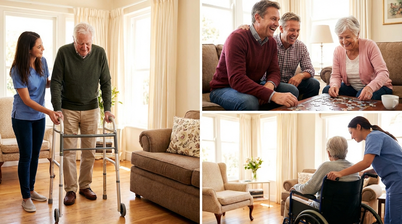 Como cuidar de idosos em todas as fases