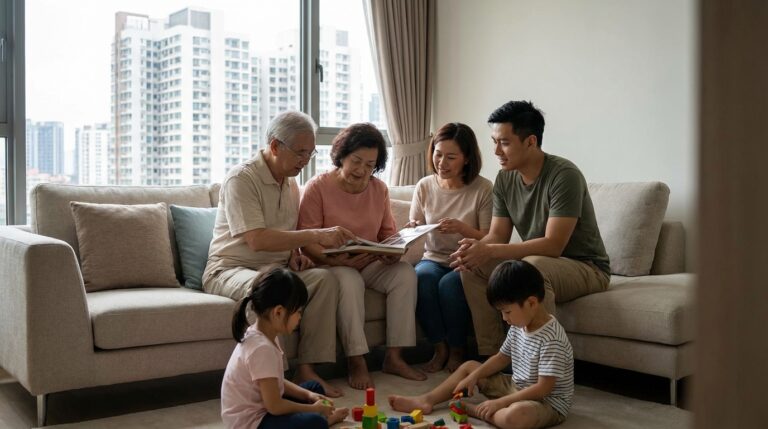 Como famílias lidam com pais idosos em apartamentos?