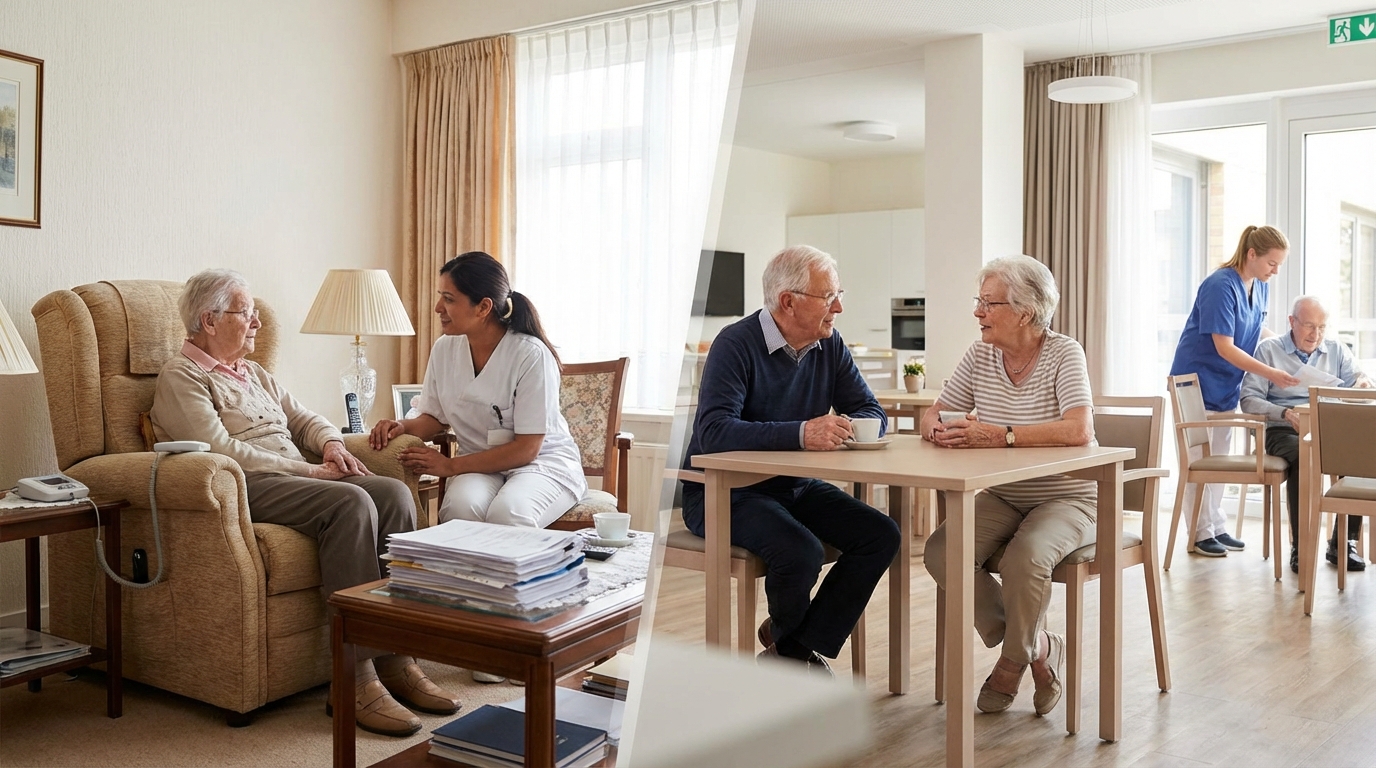 Custo de Cuidar em Casa vs. Residencial Sênior: A Verdade que Ninguém Te Conta (Solicite um Orçamento!)