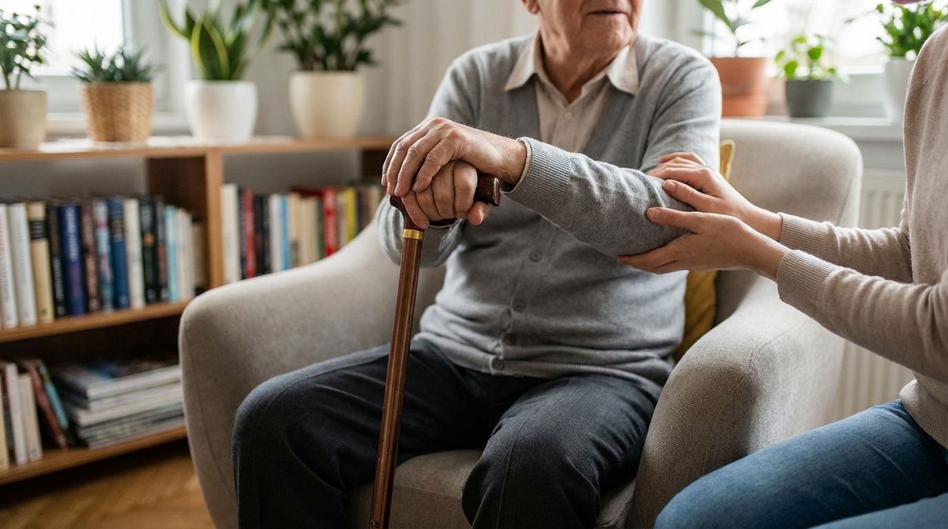 Idoso com dificuldade de locomoção: o que fazer