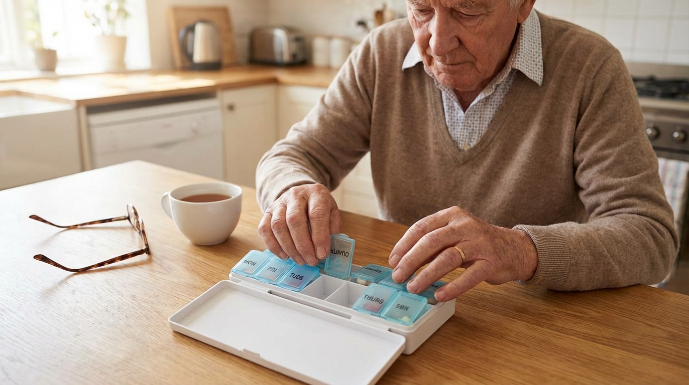 Idoso esquece remédio: quais são os riscos?