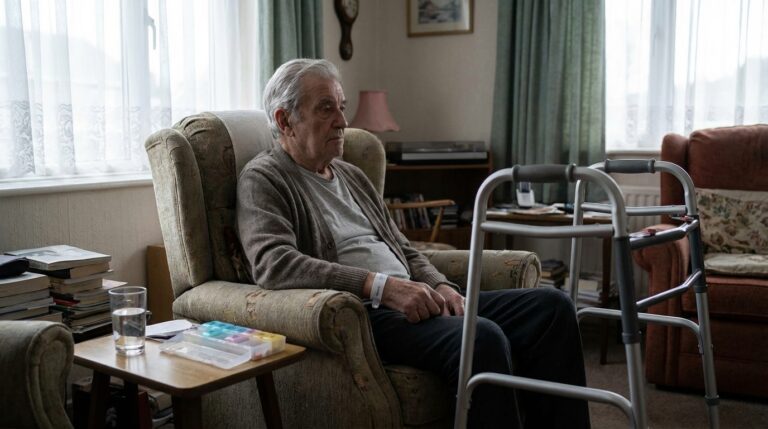 Idoso saiu do hospital e mora sozinho: riscos que ninguém fala.