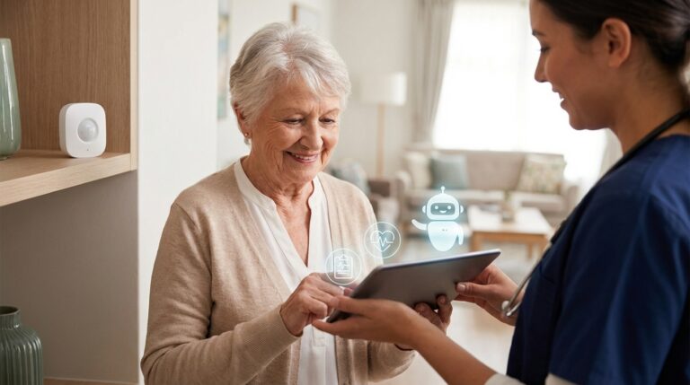 Inteligência Artificial no Cuidado Geriátrico: O Futuro da Segurança e Bem-Estar (Agende uma Demonstração!)