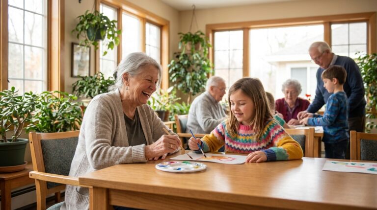 O Benefício das Atividades Intergeracionais: O Encontro de Crianças e Idosos no Residencial
