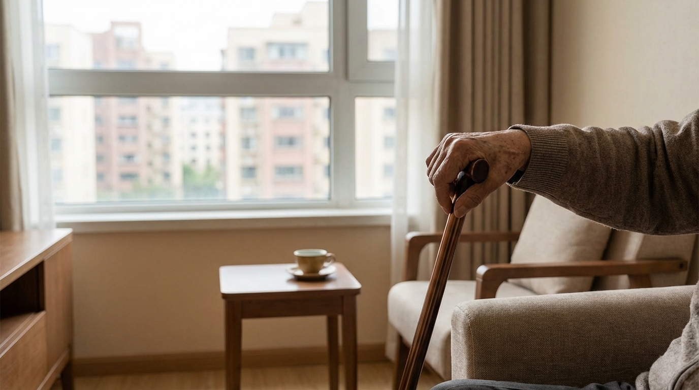 Riscos de idosos morando sozinhos em apartamento