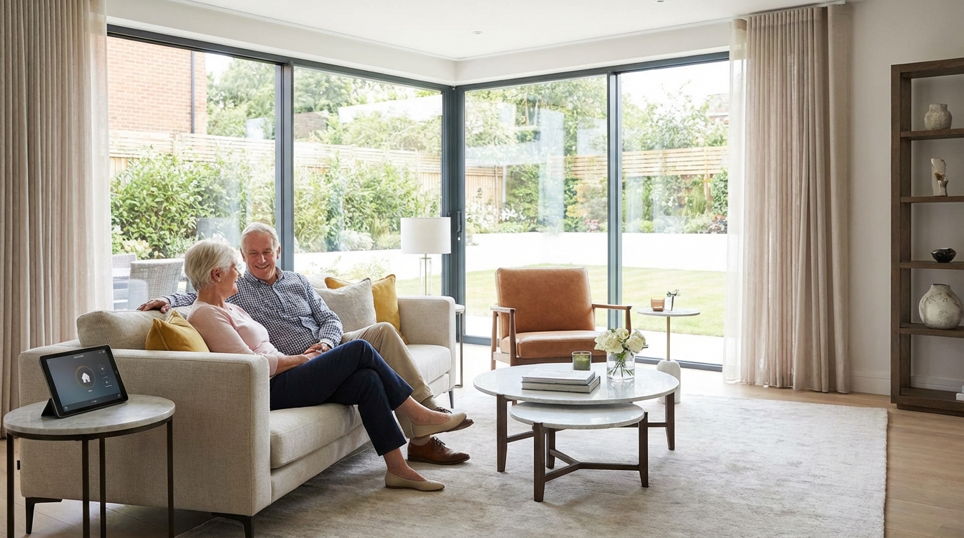 Segurança e qualidade de vida para idosos em alto padrão.