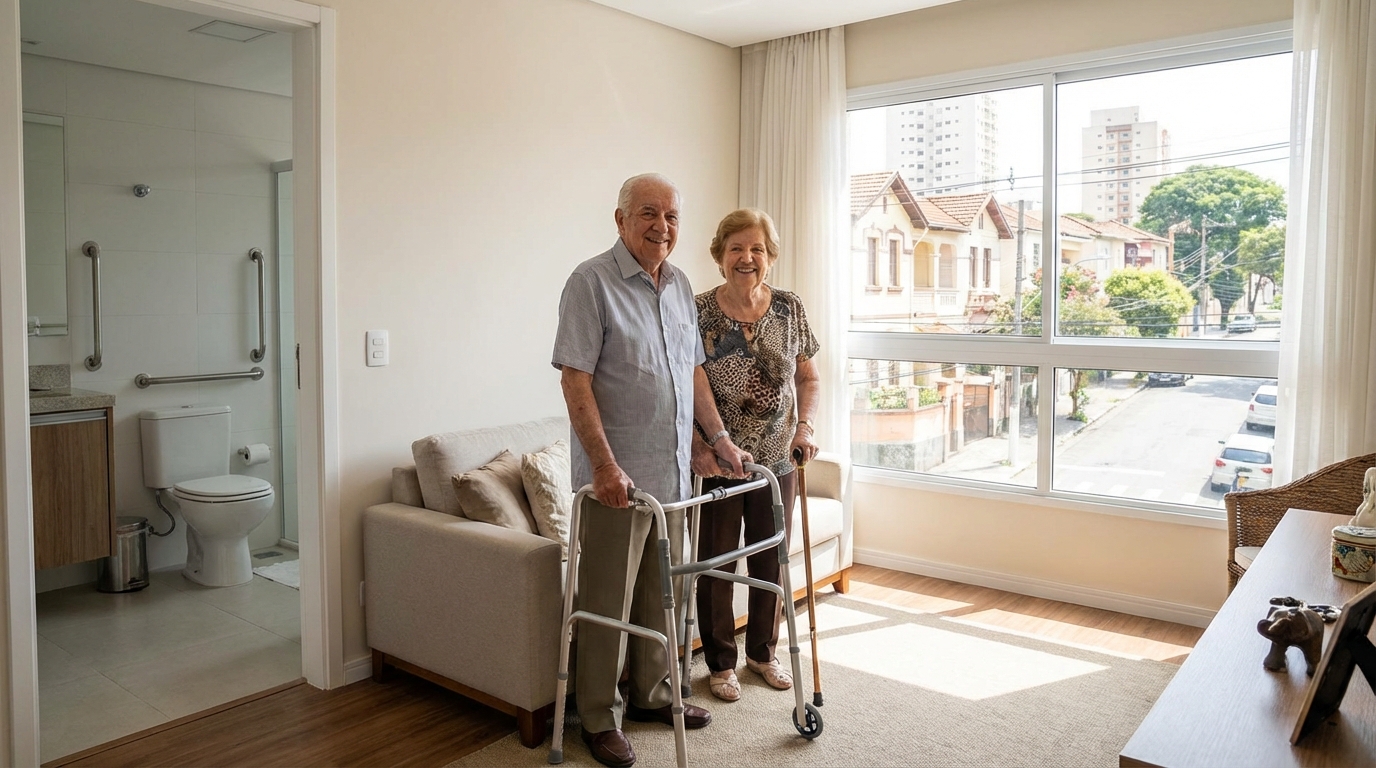 Segurança para idosos em apartamentos na Mooca.