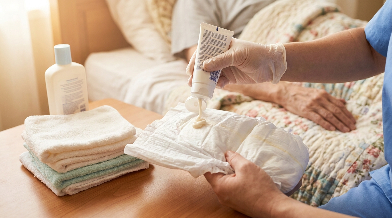 Além da Fralda: Promovendo Conforto e Prevenindo Complicações na Higiene Íntima de Idosos  🔑 PALAVRAS-CHAVE: higiene íntima idosos, prevenção assaduras, conforto idoso, cuidados com fraldas, saúde da pele idoso  📝 INSTRUÇÕES: Explorar a importância da higiene íntima frequente e adequada para idosos que utilizam fraldas. Detalhar os passos para a troca correta, a escolha de produtos que previnam assaduras e infecções, e a observação da pele. Enfatizar como esses cuidados impactam diretamente no conforto, bem-estar e saúde geral do idoso, reduzindo o estresse para o cuidador. Abordar a expertise profissional como um diferencial.