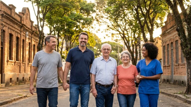 Famílias da Mooca que buscam cuidados sêniores de qualidade