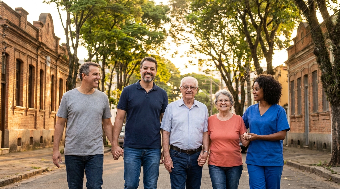 Famílias da Mooca que buscam cuidados sêniores de qualidade