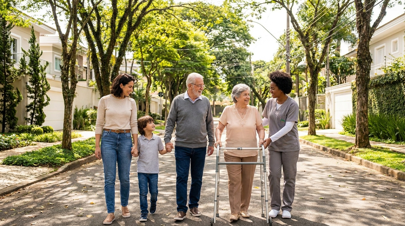Famílias da Vila Formosa que buscam cuidados para idosos premium