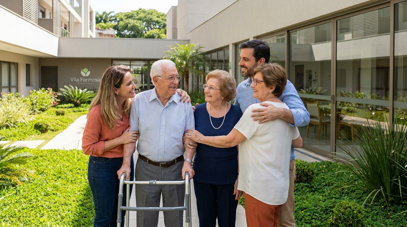 Famílias da Vila Formosa que buscam lar sênior para recuperação