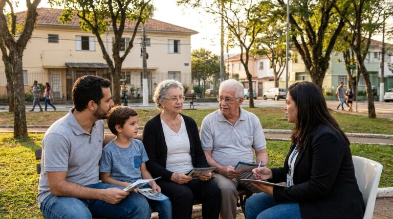 Famílias da Vila Prudente que buscam cuidados para idosos