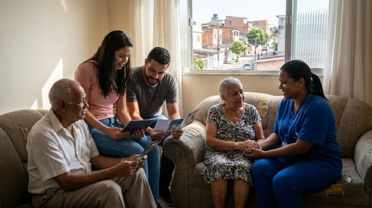 Famílias da Vila Prudente que buscam cuidados para idosos