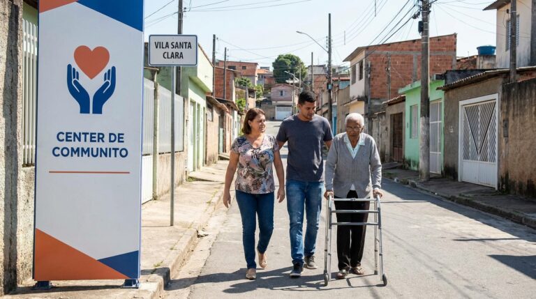 Famílias da Vila Santa Clara que buscam cuidados para idosos