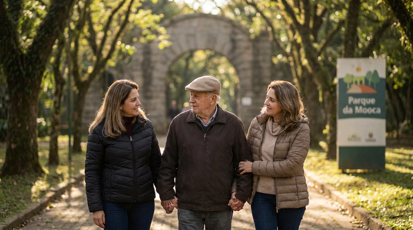 Famílias do Parque da Mooca que buscam cuidados para demência