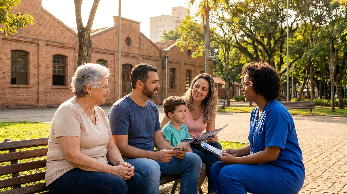 Famílias do Parque da Mooca que buscam cuidados para idosos
