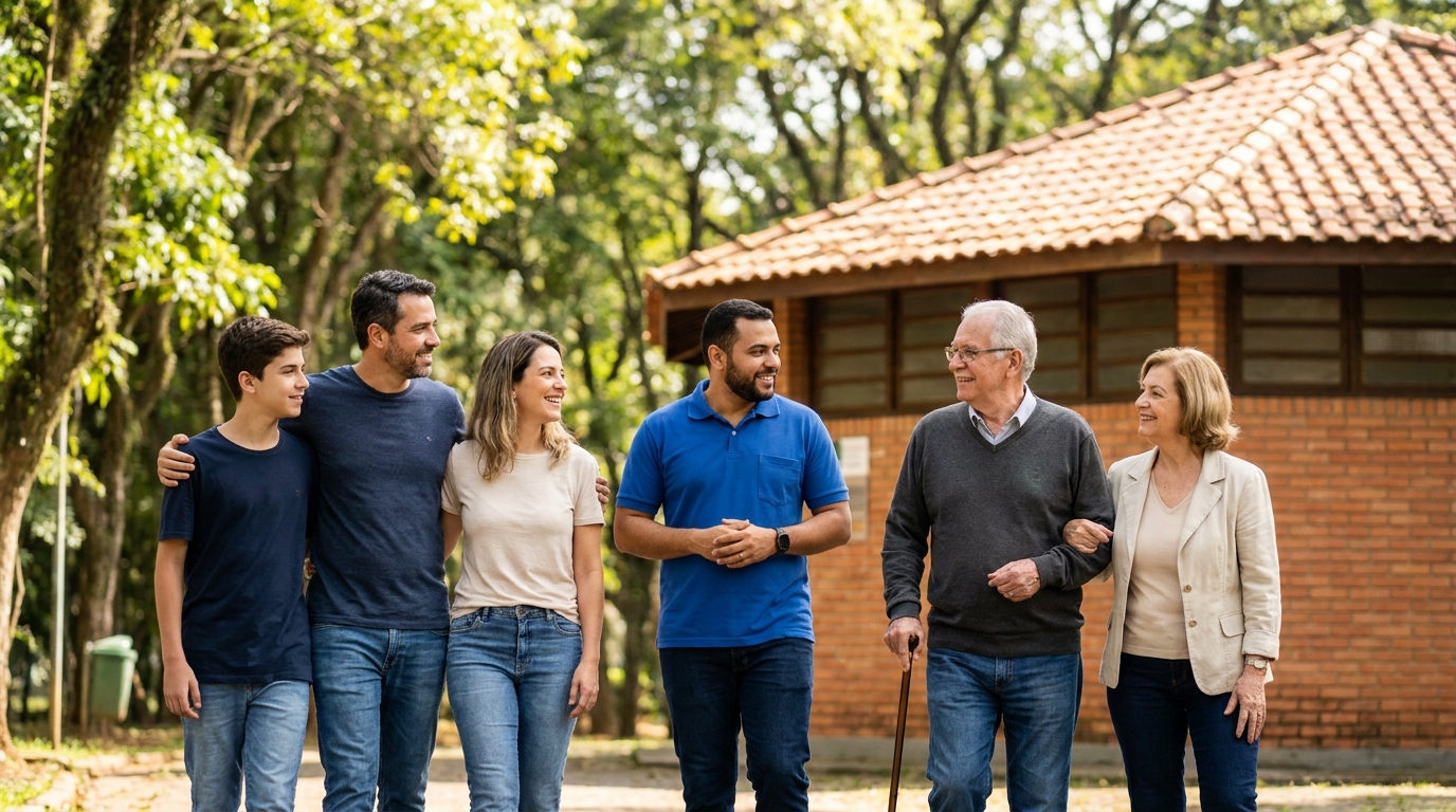 Famílias do Parque da Mooca que buscam cuidados para idosos