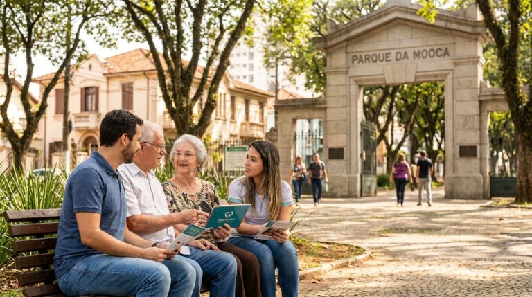 Famílias do Parque da Mooca que buscam cuidados para idosos