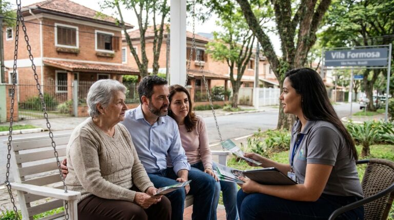 Famílias do Vila Formosa que buscam cuidados para idosos